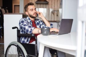 A disabled man contacts a San Antonio Long Term Disability lawyer.